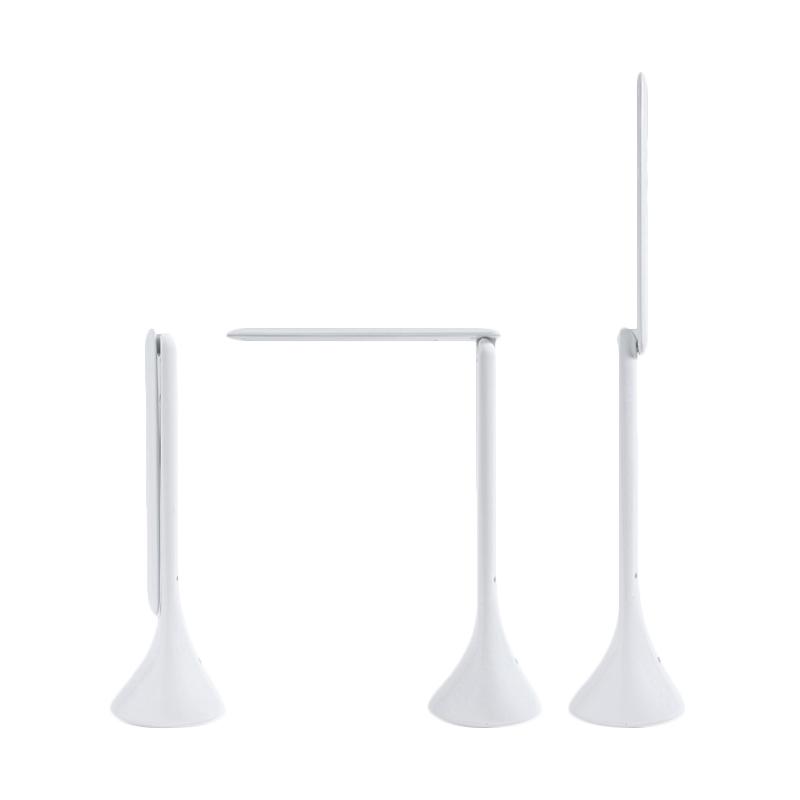 OEM LM-01 Lampu LED Desk Lamp with Rechargeable Battery - White