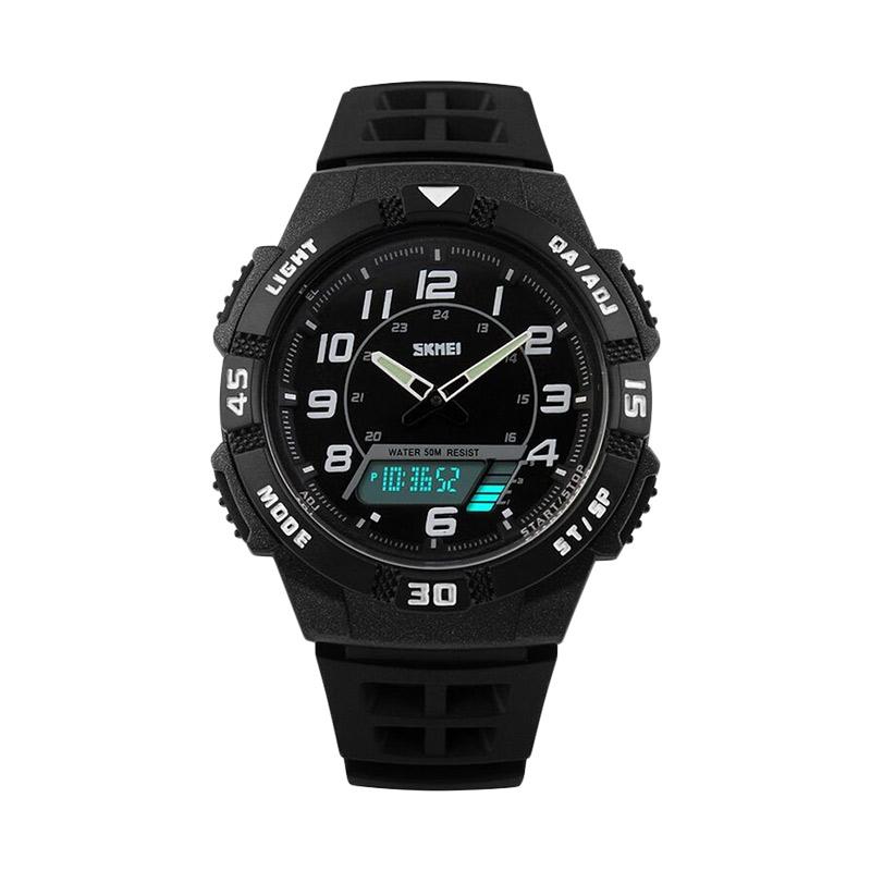 SKMEI Casio Men Sport LED Watch Jam Tangan Pria AD1065 - Putih