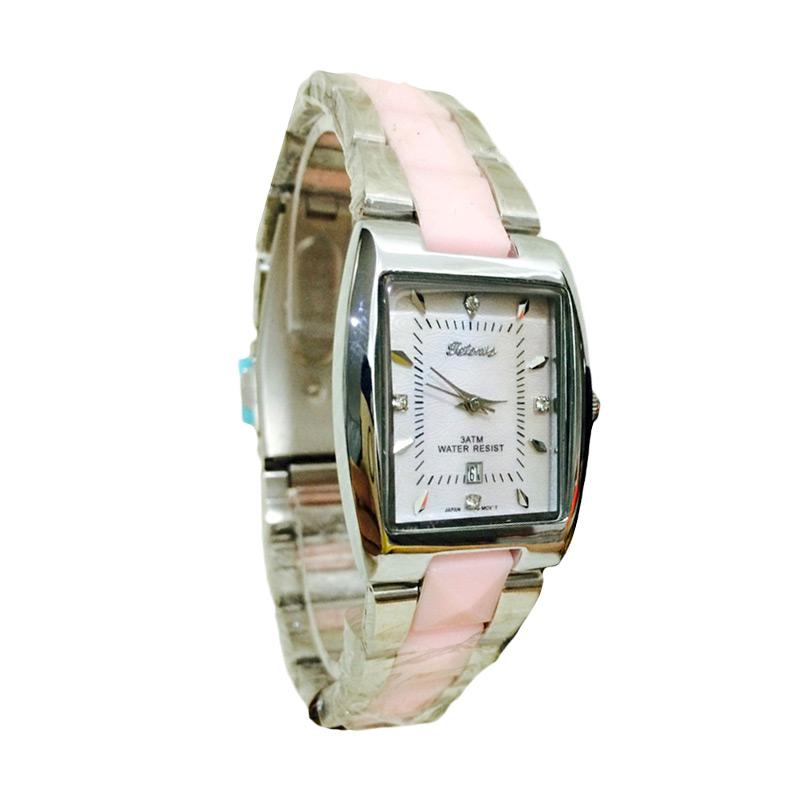 Tetonis T961L Jam Tangan Fashion Wanita - Silver Pink