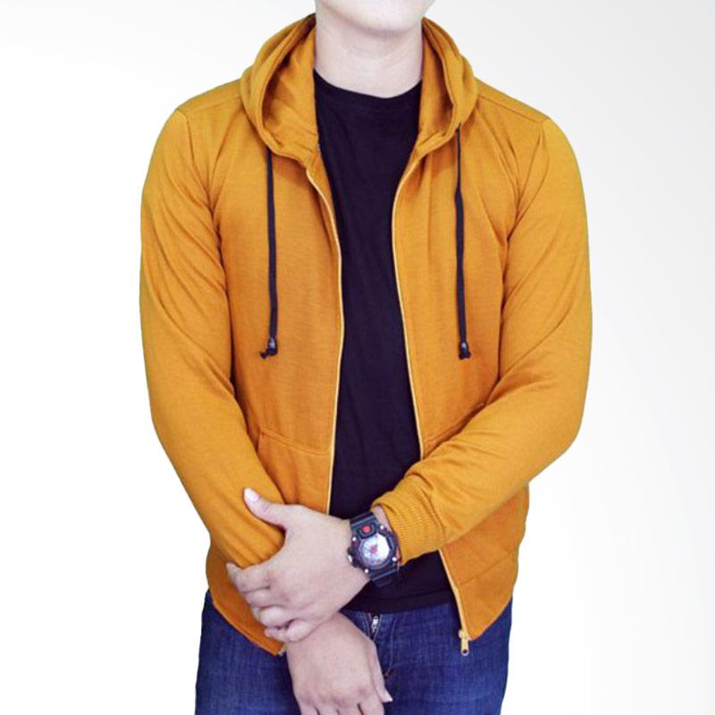 Gudang Fashion JAK 2213 Fleece Jaket Pria - Yellow