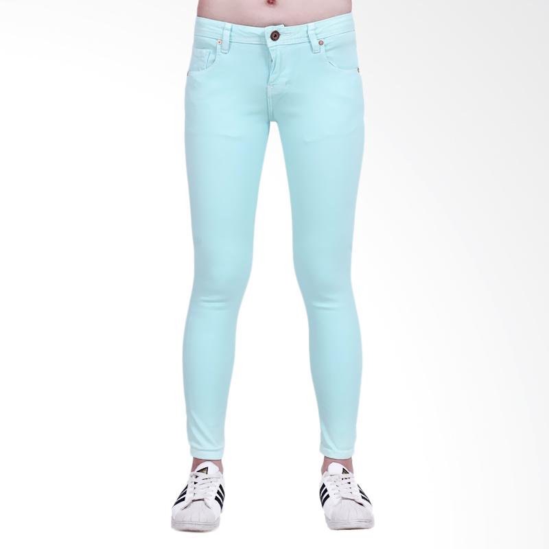 Mandalay Regular Skinny Jeans Celana Wanita - Aqua Sky