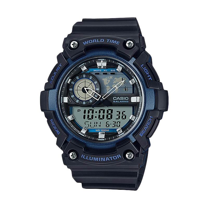 Promo Casio Aeq 200w 2a Illuminator World Time Jam Tangan Pria Blue Diskon 29 Di Seller Casio Indotama Shop Official Store Tangki 3 Kota Jakarta Barat Blibli