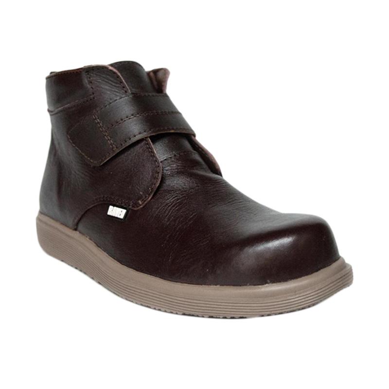 Raven Footwear Safety Hound Sepatu Boot Pria - Brown