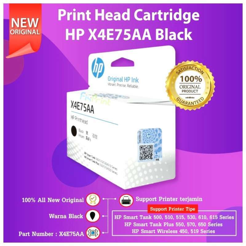 Jual Jual Print Head Hp X4E75Aa Black Cartridge Printer Smart Tank 550 570  650 di Seller Subur Abadi - Kota Jakarta Pusat, DKI Jakarta | Blibli