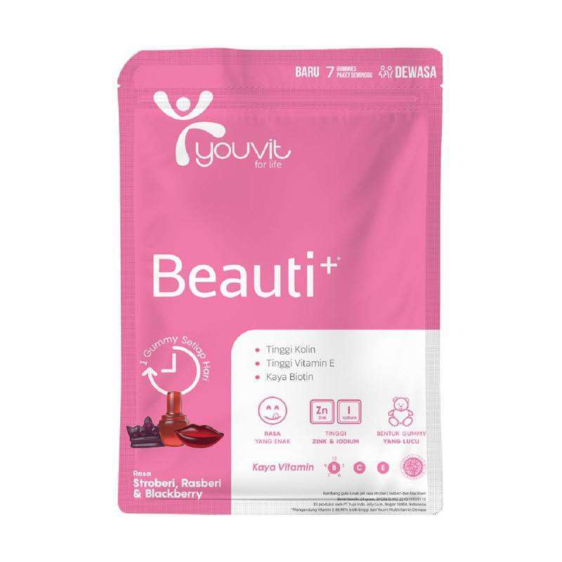Jual Youvit Gummy Multivitamin Beauti Multivitamin 1 Box 6 Sachet Vitamin C Vitamin E Online Oktober 2020 Blibli Com