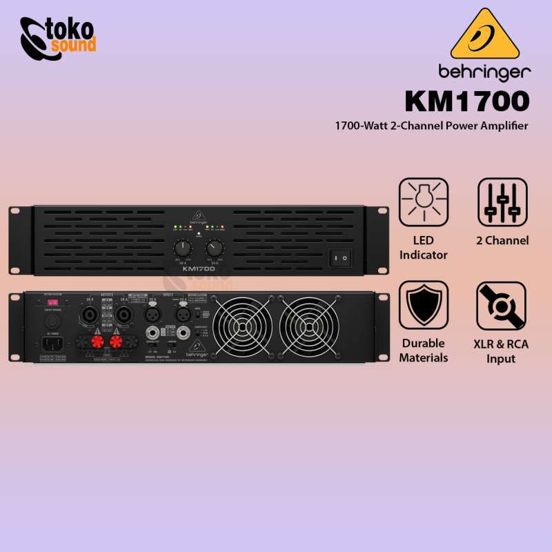 Behringer Audio Interface Behringer KM1700 Power Amp - 1700W