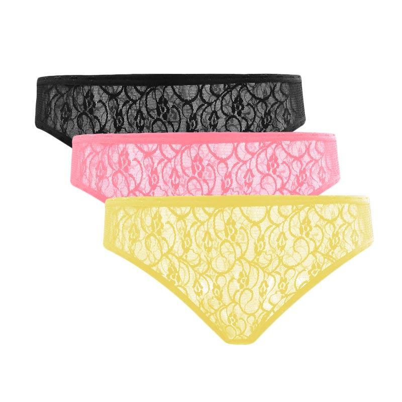 Nathalie NTC 3062 Underwear Celana Dalam - Multi Colour [3 Pcs]