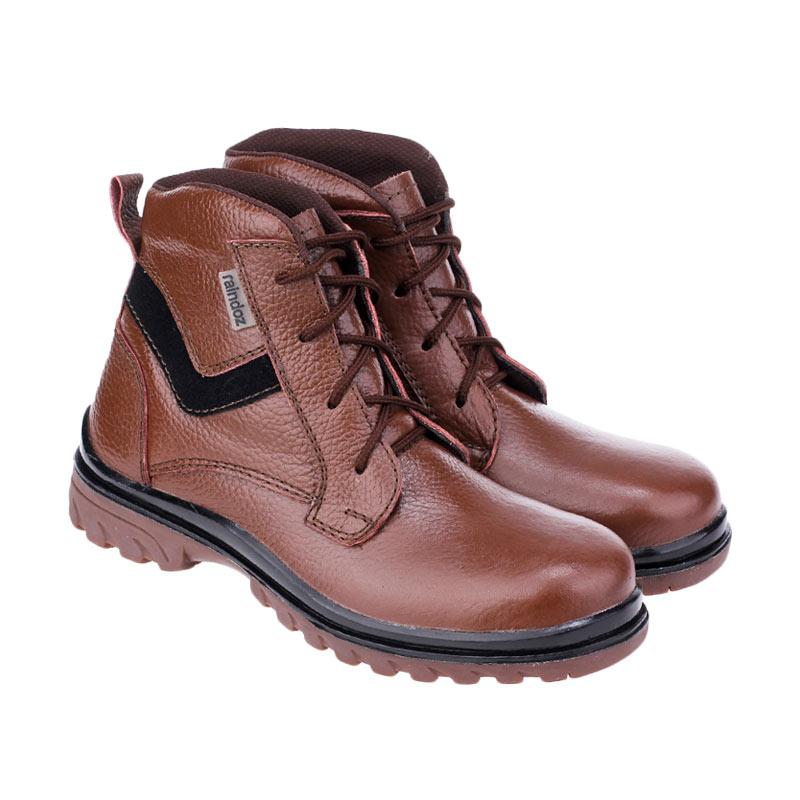Raindoz Safety Winthrop Sepatu Boot Pria - Brown