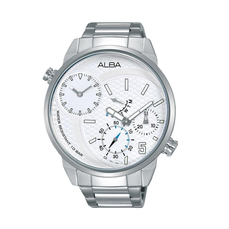 Alba Tali Stainless Steel Active Jam Tangan Pria A2A005X1 - Silver