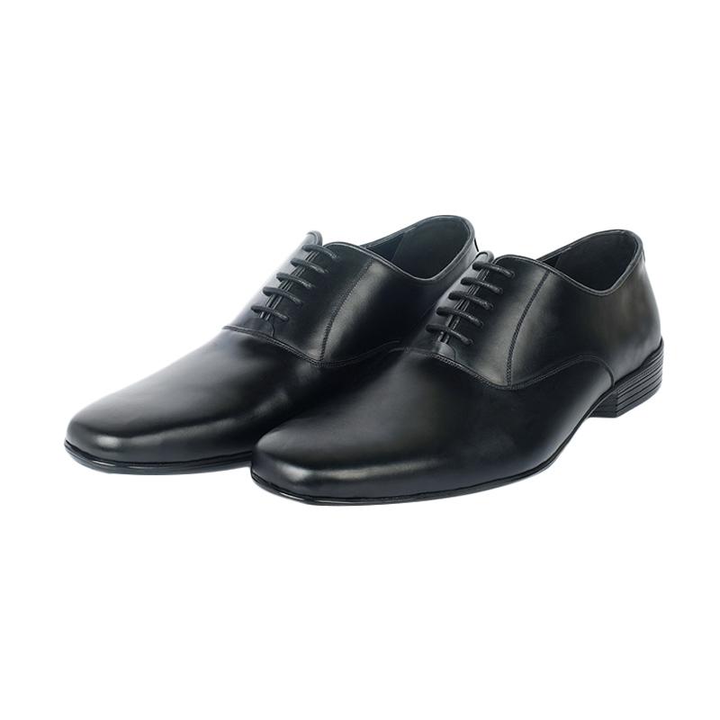 Winshor Oxford Lington Shoes Sepatu Pria 7802 - Black