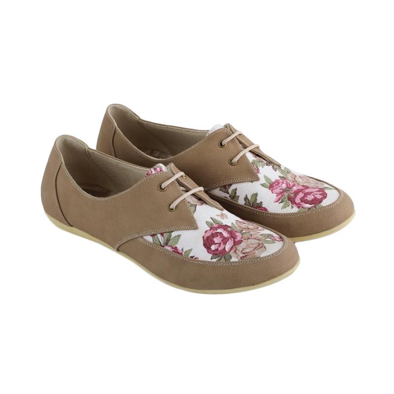JK Collection 1339 Flat Shoes Sepatu Wanita - Coklat
