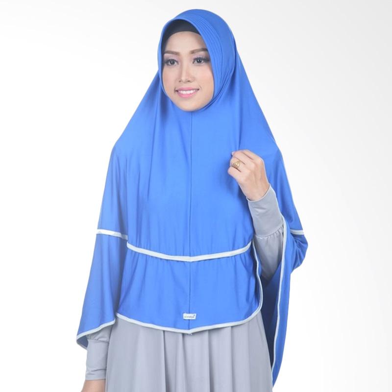 Atteena Hijab Aulia Farida Jilbab Instant - Biru Benhur