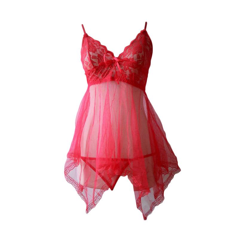 babydoll dress red