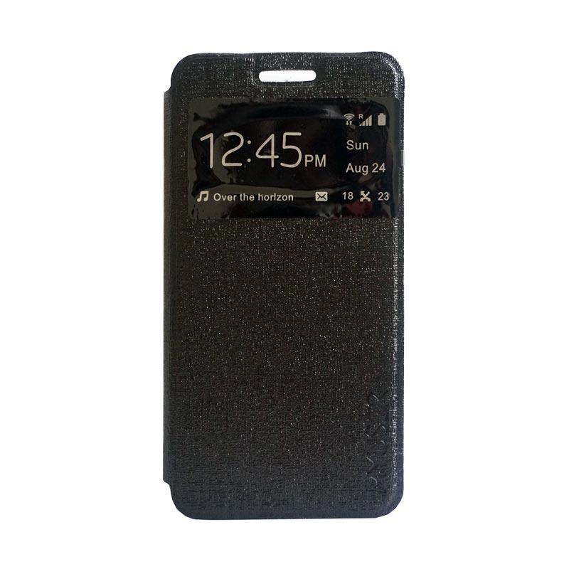 MyUser Flip Cover Casing for Lenovo K5 Plus A6020 - Hitam