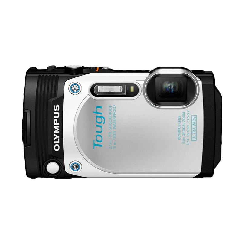 Olympus Stylus Tough TG-870 Kamera Pocket - White + Free SDHC 8GB + Targus TSB787AP