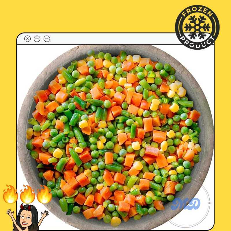 Mix Vegetable Jenis Sayuran Beku 500 Gram Frozen Mix Vegetable  Sayuran Beku