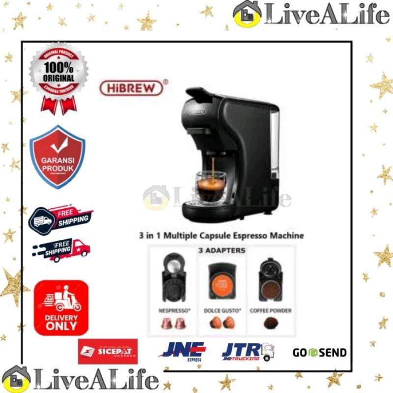 Jual MESIN KOPI 3IN 1 HIBREW CAPSULE 