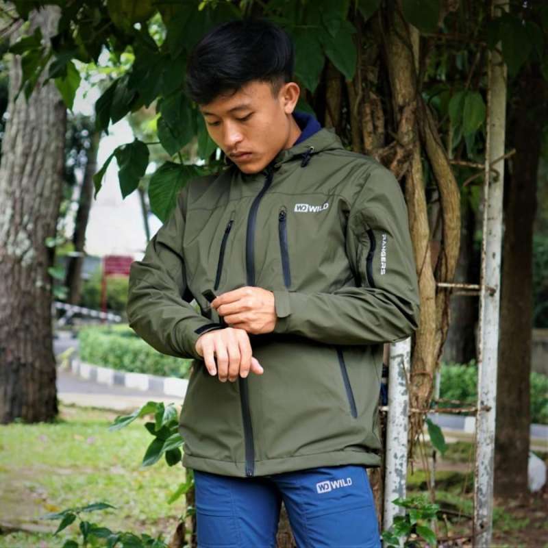 Jaket Outdoor Gunung Waterproof Rangers Wild Original Army