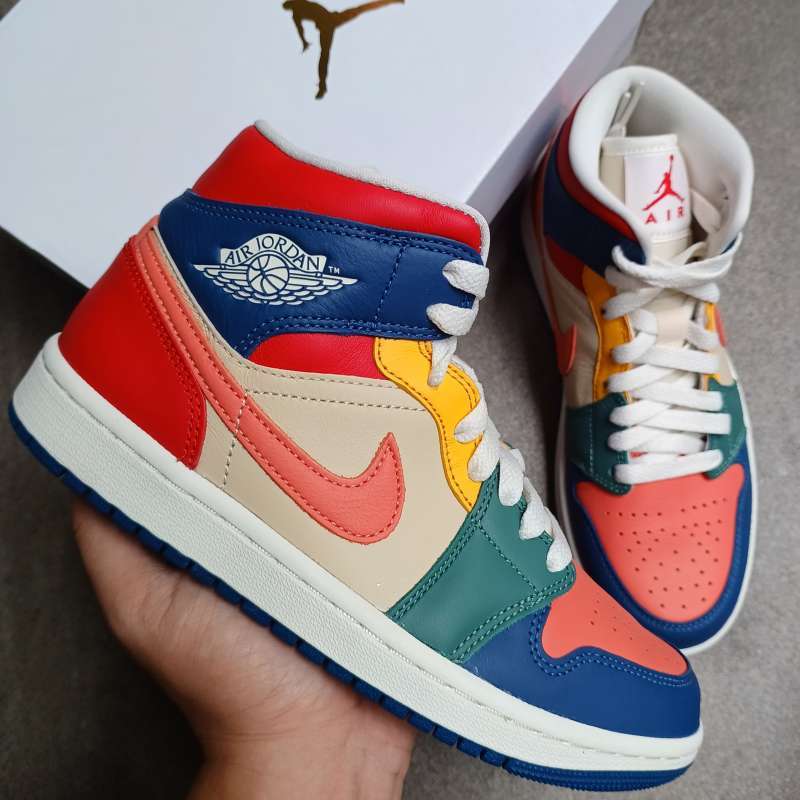 Multicolor jordans cheap