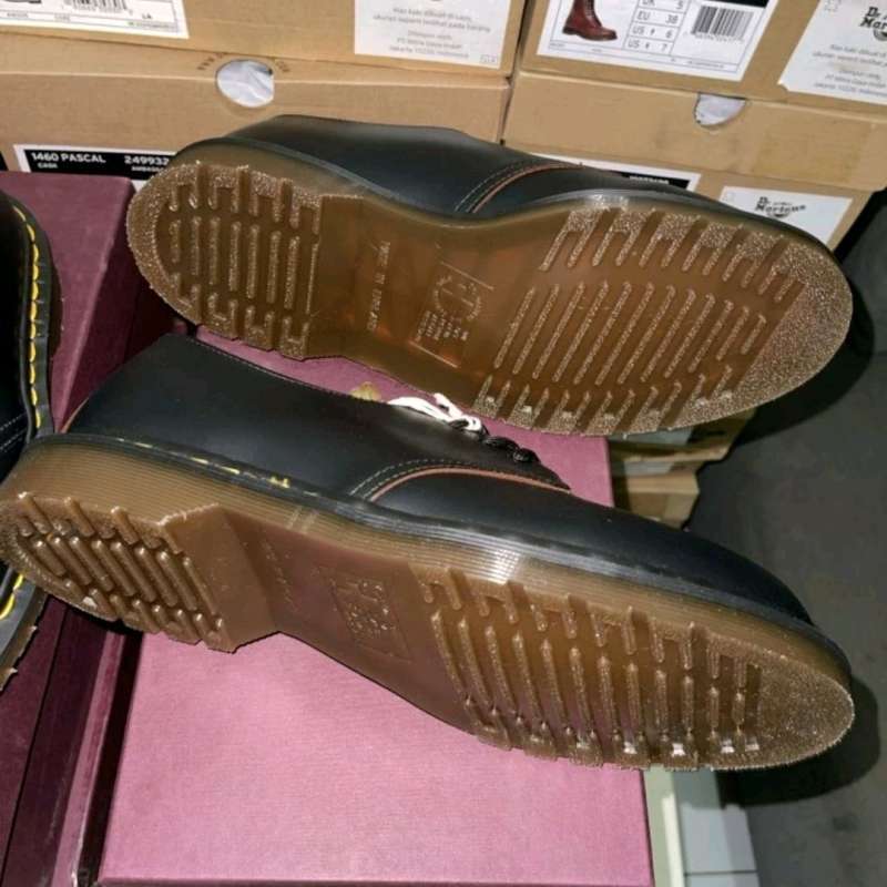 SALE!!! SEPATU DOCMART DR MARTENS 1461 MIE VINTAGE BLACK MADE IN ENGLAND  NEW ORIGINAL