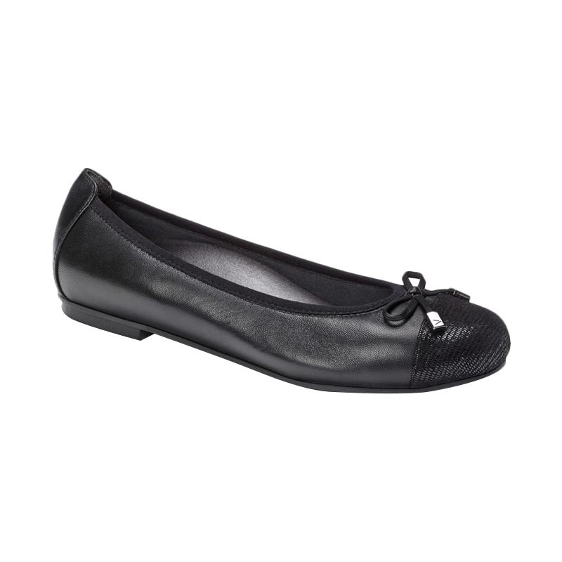 Vionic Minna Black Flat Shoes