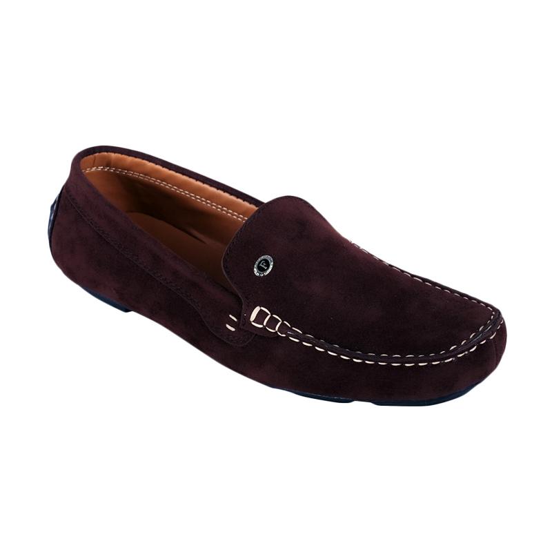 Sollu Footstep Roman Casual Sepatu Pria - Dark Brown