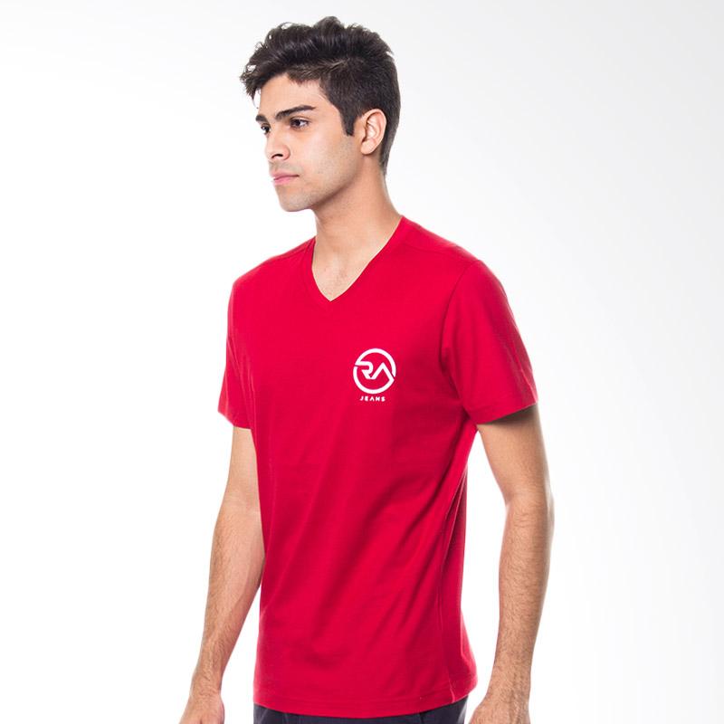 RA Jeans Small Logo Tee RA 2 039 SS A T-Shirt - Merah Extra diskon 7% setiap hari Extra diskon 5% setiap hari Citibank – lebih hemat 10%