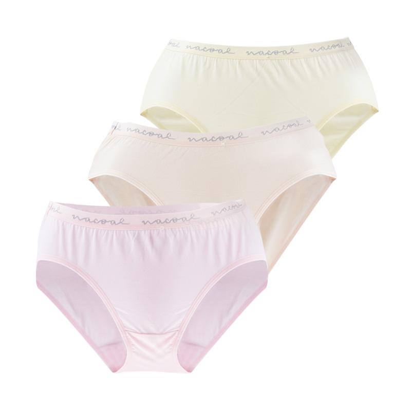 Wacoal IP 3308 CROCPI Basic Celana Dalam Wanita - Cream Pink Yelow