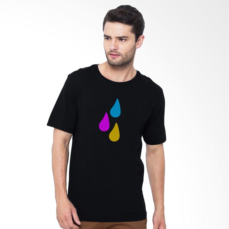 Artcology Water Drop Short Sleeve T-shirt - Black Extra diskon 7% setiap hari Extra diskon 5% setiap hari Citibank – lebih hemat 10%