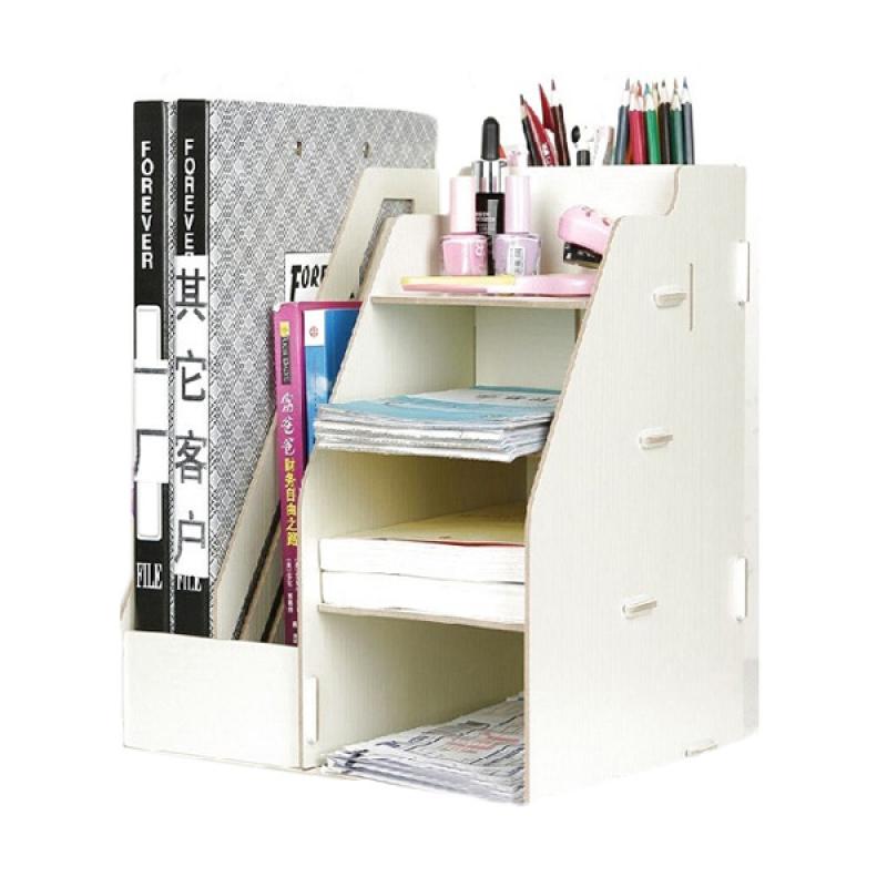 Home Multi Tujuan Pen Kombinasi Rak Buku Rak Buku Kayu Pemegang Pena Page .