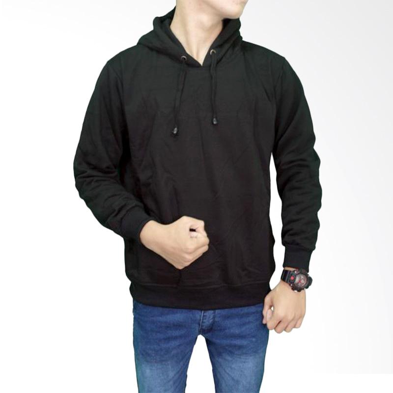 Gudang Fashion SWE 987 Sweaters Fashion Fleece Sweater Pria - Black