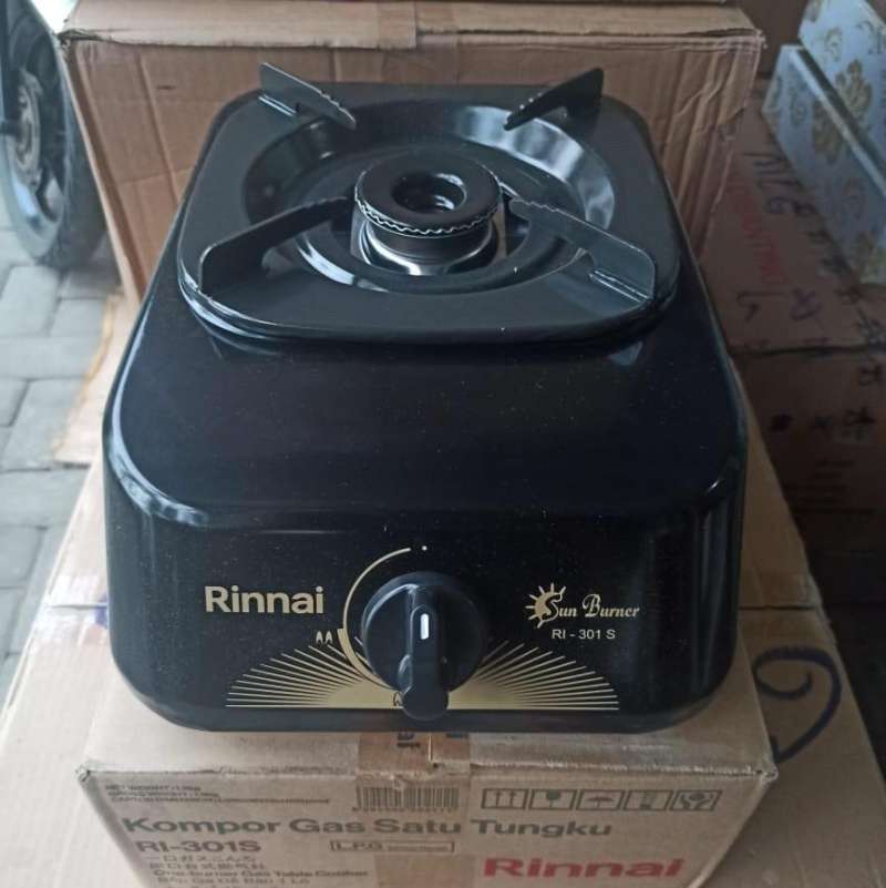 Jual RINNAI KOMPOR GAS RI 301S - 1 TUNGKU RINNAI RI 301 S RESMI GARANSI! di  Seller Michie Shopp - Jembatan Lima, Kota Jakarta Barat | Blibli