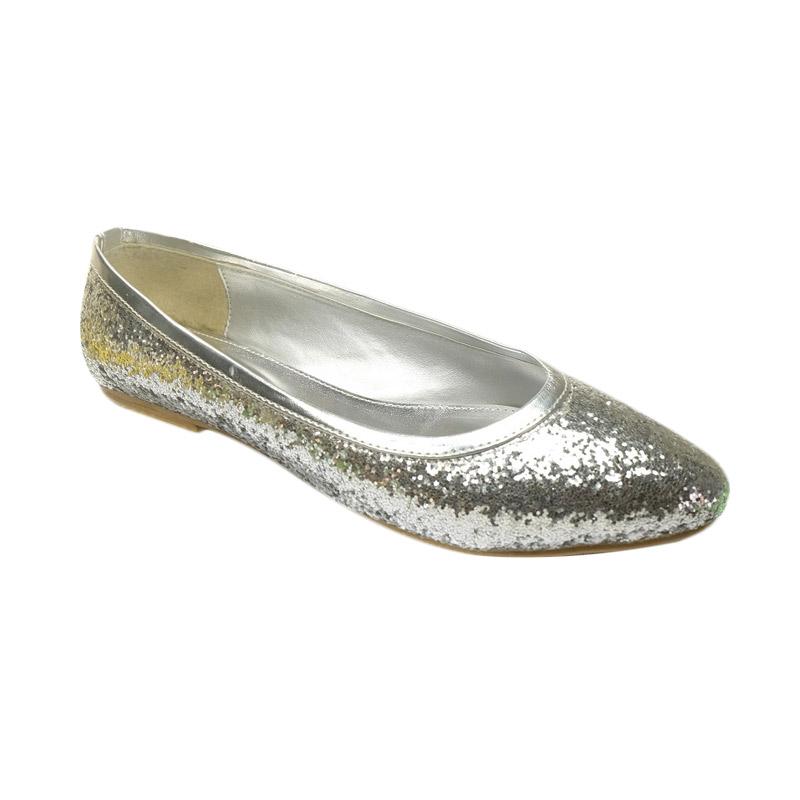 Beauty Shoes Lavira Flat Sepatu Wanita - Silver