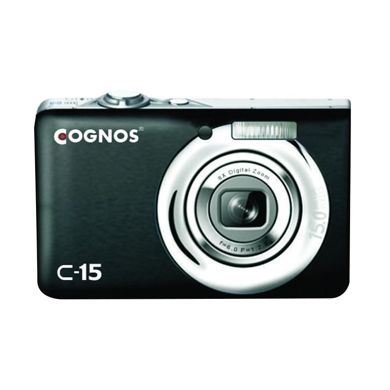 Cognos C-15 Pocket Camera - Hitam [15MP TFT/ LCD Display 2.4"/ Zoom 8x]
