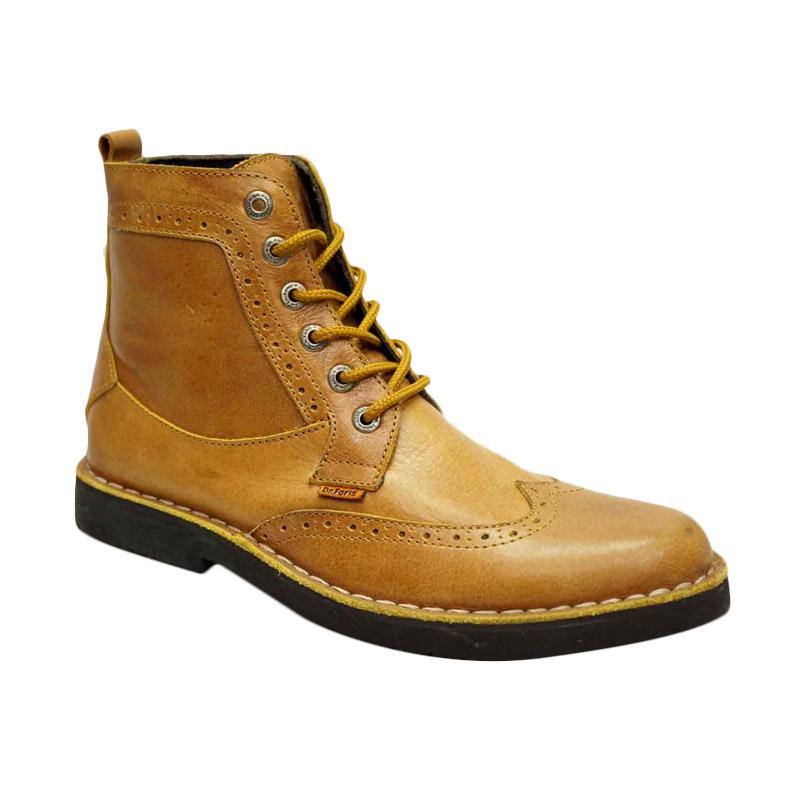Dr.Faris Footwear 4034 SH Leather Boots - Tan Gold