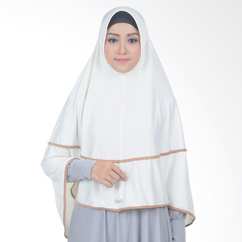 Atteena Hijab Aulia Farida Jilbab Instant - Broken White