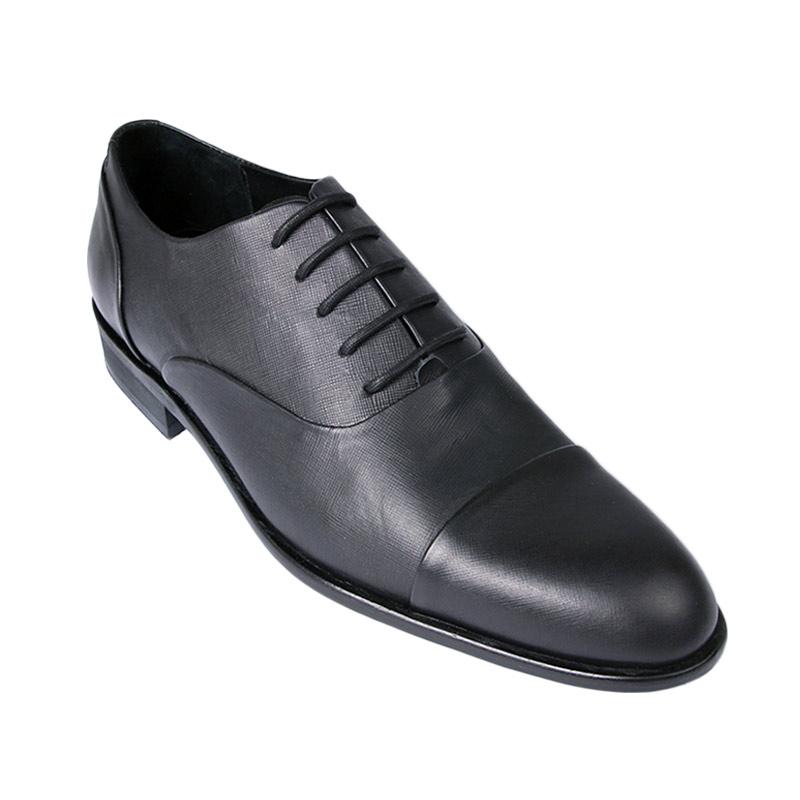 Ftale Footwear Bryan Mens Shoes Sepatu Pria - Safiano Black