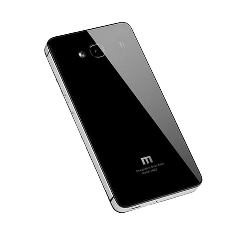 harga Jagostu Back Door Glass Hardcase Casing for Xiaomi Redmi 2 - Black Grey Blibli.