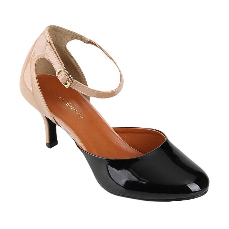 Nicholas Edison Heel Elmyra Sepatu Wanita - Black