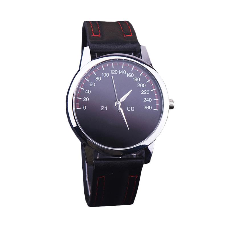 Ormano Speedmeter Casual Watch Jam Tangan Unisex - Hitam