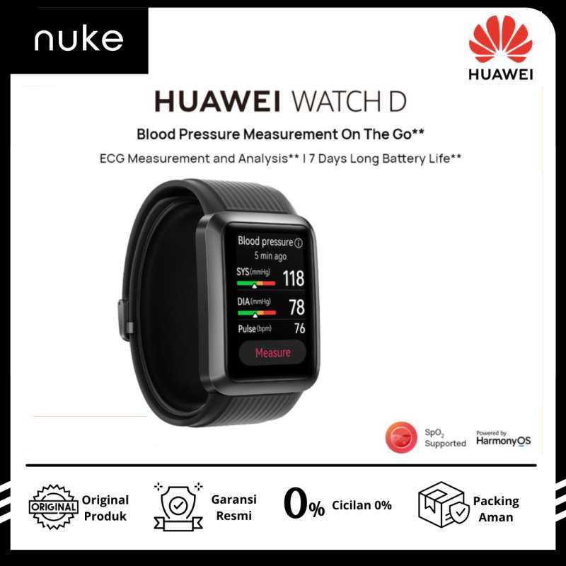 HUAWEI WATCH D SmartWatch Blood Pressure Measurement ECG Measurement  Days Long Battery Life