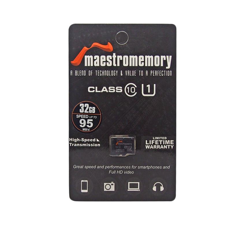 Jual Maestro Original Micro Sdhc Memory Card 32gb Class 10 95mbps Online Agustus 2020 Blibli Com