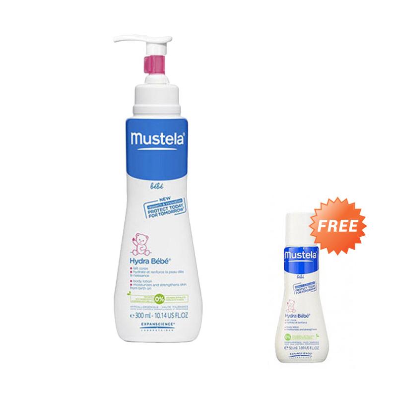Jual Mustela Hydra Bebe Body Lotion 300 Ml Free Travel Size 50 Ml Online September 2020 Blibli Com