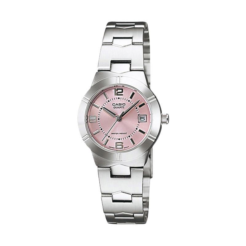 Casio Standard Original LTP-1241D-4A Jam Tangan Wanita - Abu Abu Pink