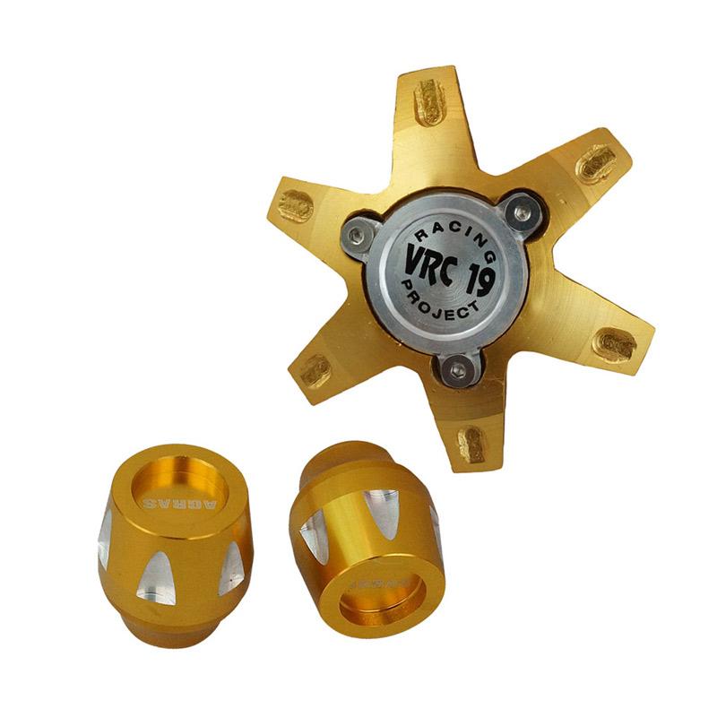 harga MorTech tutup As Roda Depan Belakang CNC for Vario FI 110 cc - Gold Blibli