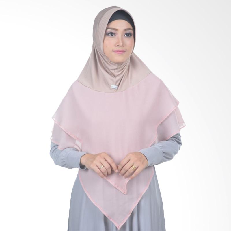 Atteena Hijab Alifa Balqis Basic Jilbab Instant - Mocca Muda
