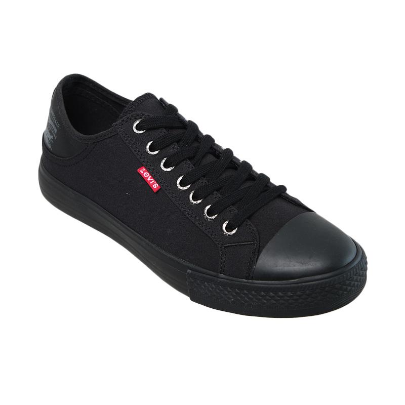 Levi's Sneaker Stan Buck Low Canvas Sepatu Pria - Black Black