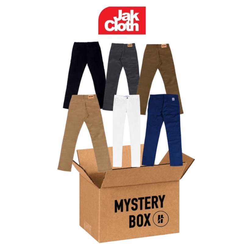 Jual Mystery Box Chino Random - 34 di Seller Jakcloth Store Tangerang -  Jl.Beringin Raya No 25 Blok 28 Perumnas 1 Karawaci Tangerang - Kota  Tangerang