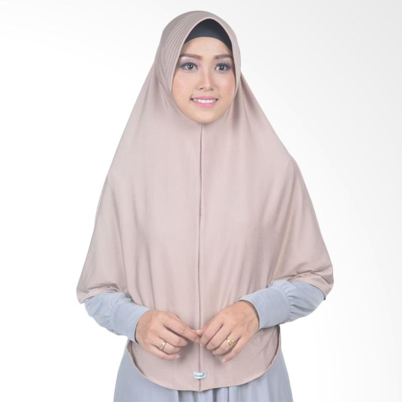Atteena Hijab Aulia Basic Micro Jilbab Instant - Mocca Muda