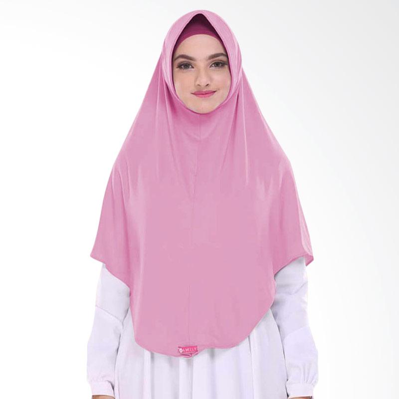 Jual Milyarda Hijab Pashmina Instant Bergo L Dusty Pink Online Oktober 2020 Blibli Com